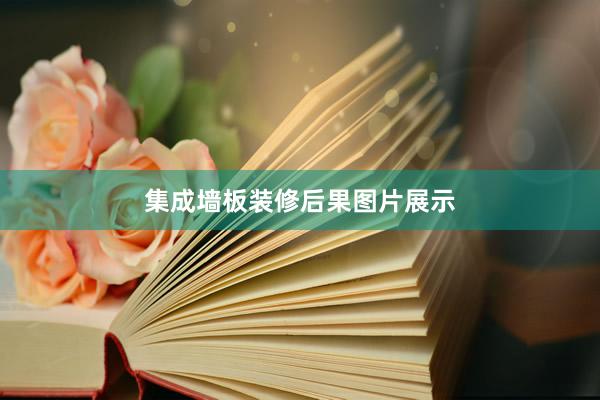 集成墙板装修后果图片展示